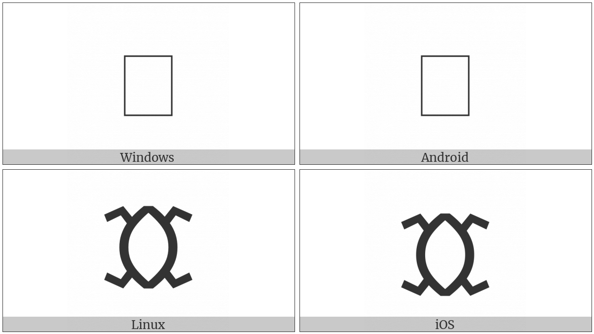 Old Hungarian Capital Letter Amb on various operating systems