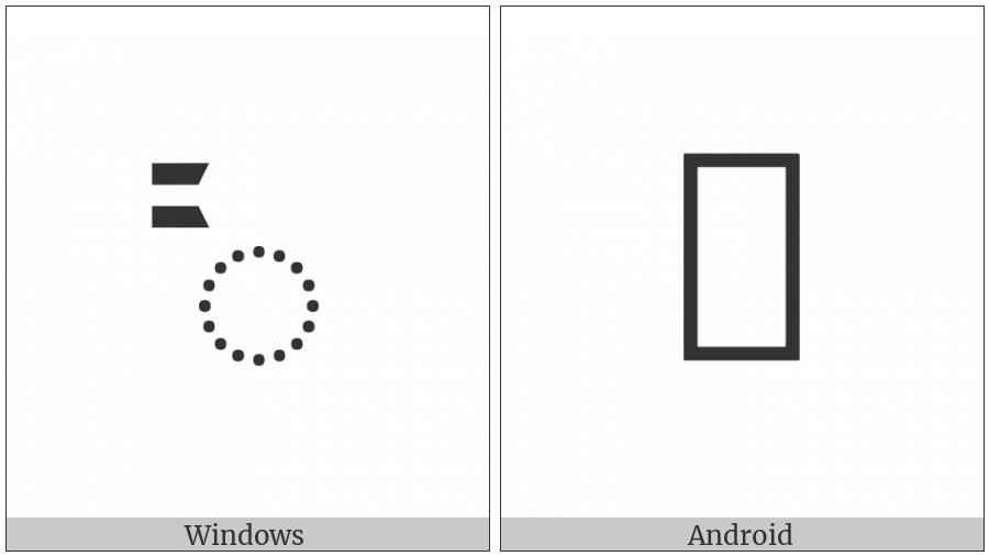 Brahmi Vowel Sign Ai on various operating systems