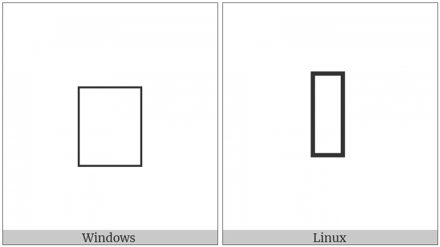 Sharada Letter Vocalic Ll on various operating systems