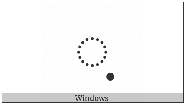 Takri Sign Nukta on various operating systems