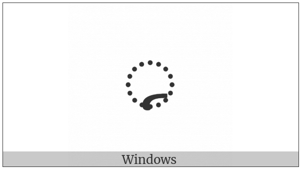 Soyombo Final Consonant Sign K on various operating systems