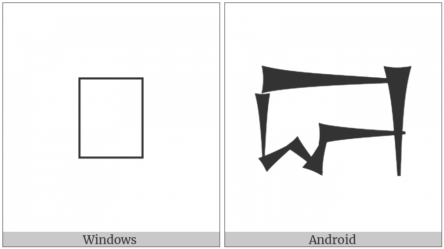 Cuneiform Sign Dim2 on various operating systems