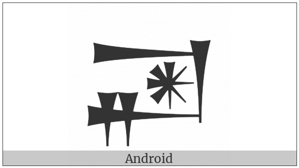 Cuneiform Sign Ga2 Times An on various operating systems