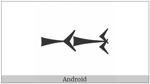 Cuneiform Sign Kul on various operating systems