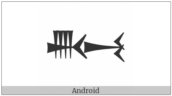 Cuneiform Sign Kul Gunu on various operating systems