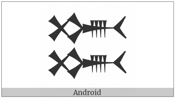 Cuneiform Sign Mush Over Mush on various operating systems