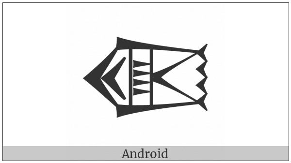 Cuneiform Sign Na2 on various operating systems