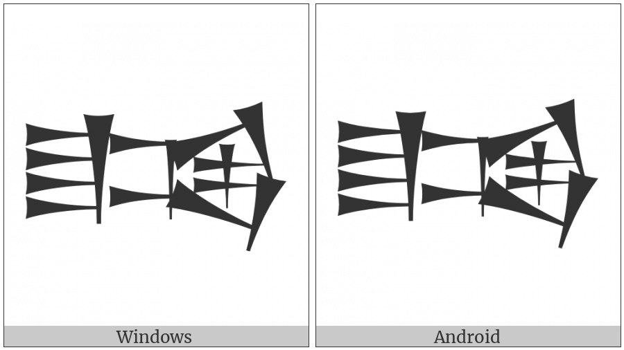 Cuneiform Sign Umum Times Pa on various operating systems