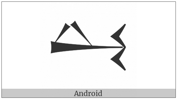 Cuneiform Sign Uri3 on various operating systems