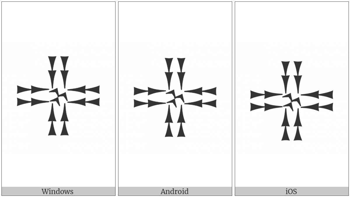 Cuneiform Sign Za Squared Times Kur on various operating systems