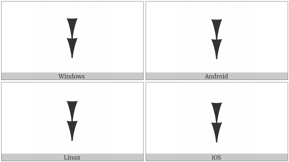 Cuneiform Numeric Sign Nigidamin on various operating systems