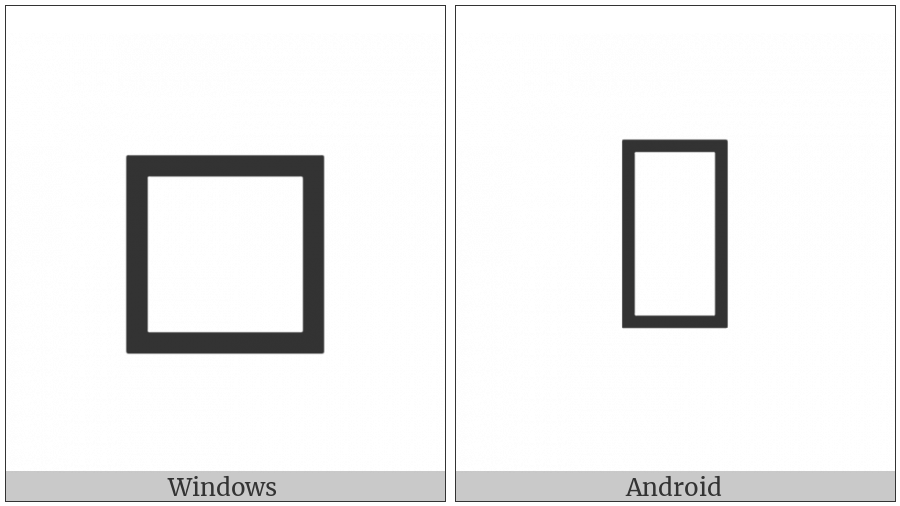 Cuneiform Sign Lak-347 on various operating systems