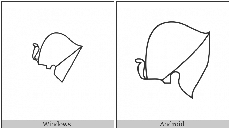 Egyptian Hieroglyph S007 on various operating systems