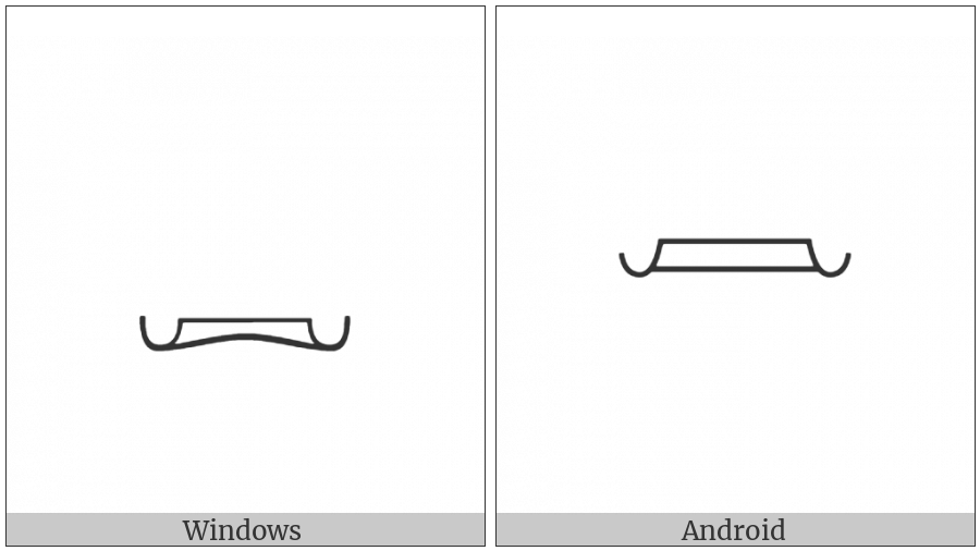 Egyptian Hieroglyph T009 on various operating systems