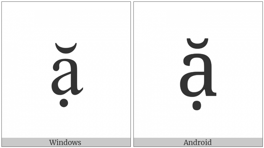 LATIN SMALL LETTER A WITH BREVE AND DOT BELOW | UTF-8 Icons