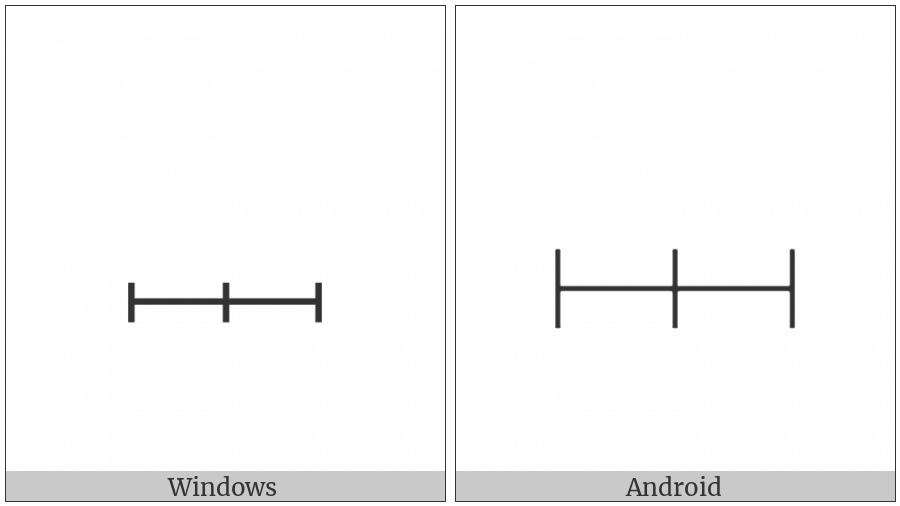 Egyptian Hieroglyph Aa008 on various operating systems