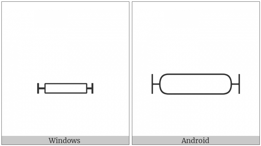 Egyptian Hieroglyph Aa009 on various operating systems