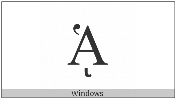 Greek Capital Letter Alpha With Dasia And Prosgegrammeni on various operating systems