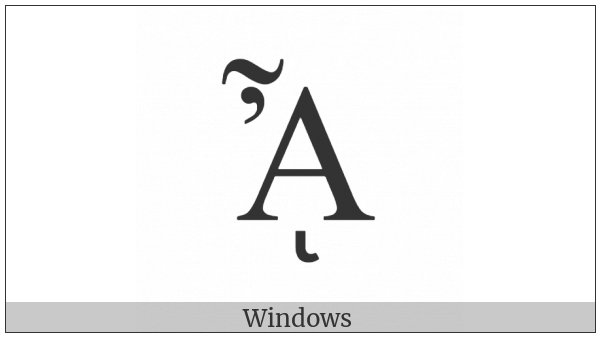 Greek Capital Letter Alpha With Psili And Perispomeni And Prosgegrammeni on various operating systems