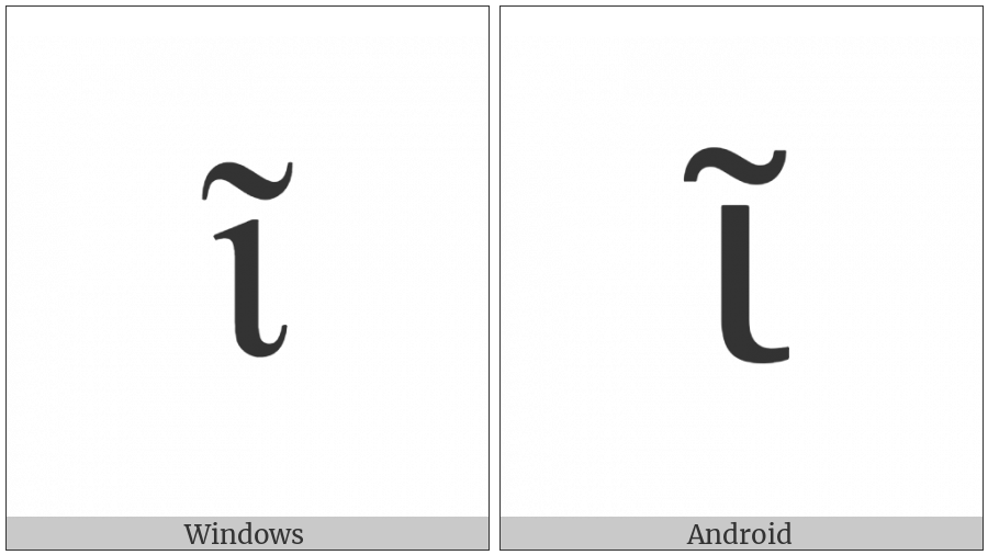 Greek Small Letter Iota With Perispomeni on various operating systems