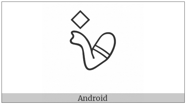 Anatolian Hieroglyph A033 on various operating systems