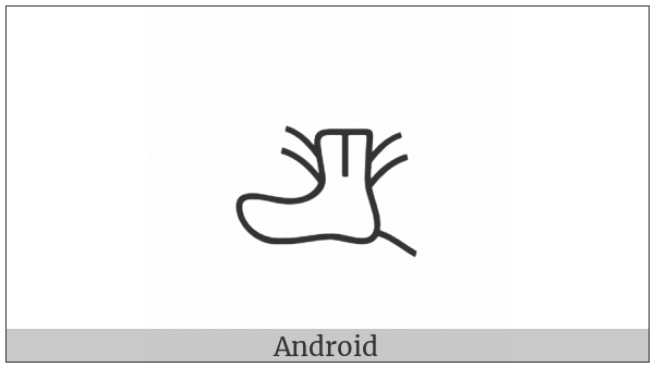 Anatolian Hieroglyph A081 on various operating systems