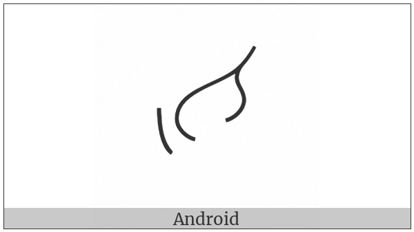 Anatolian Hieroglyph A105A on various operating systems