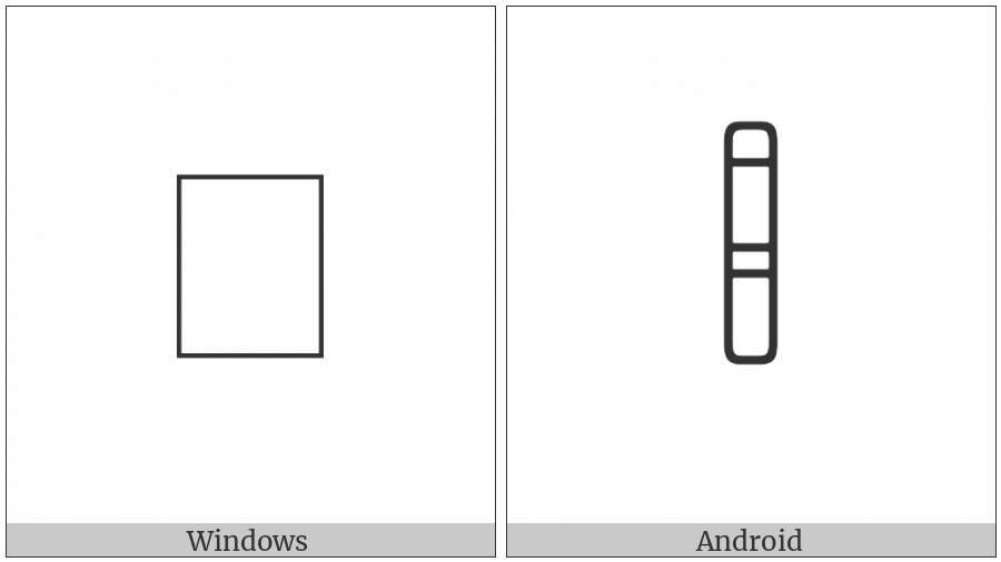 Anatolian Hieroglyph A169 on various operating systems