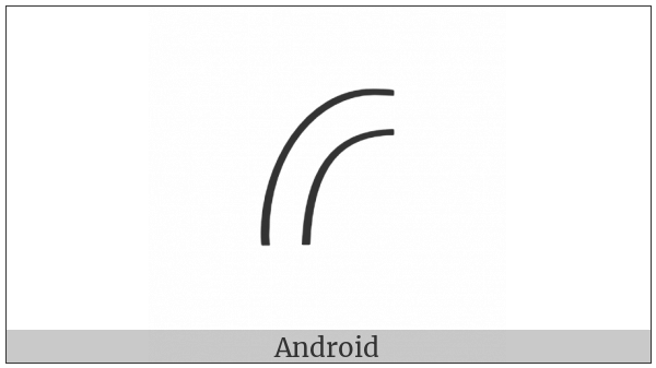 Anatolian Hieroglyph A223 on various operating systems