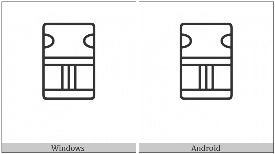 Anatolian Hieroglyph A251 on various operating systems