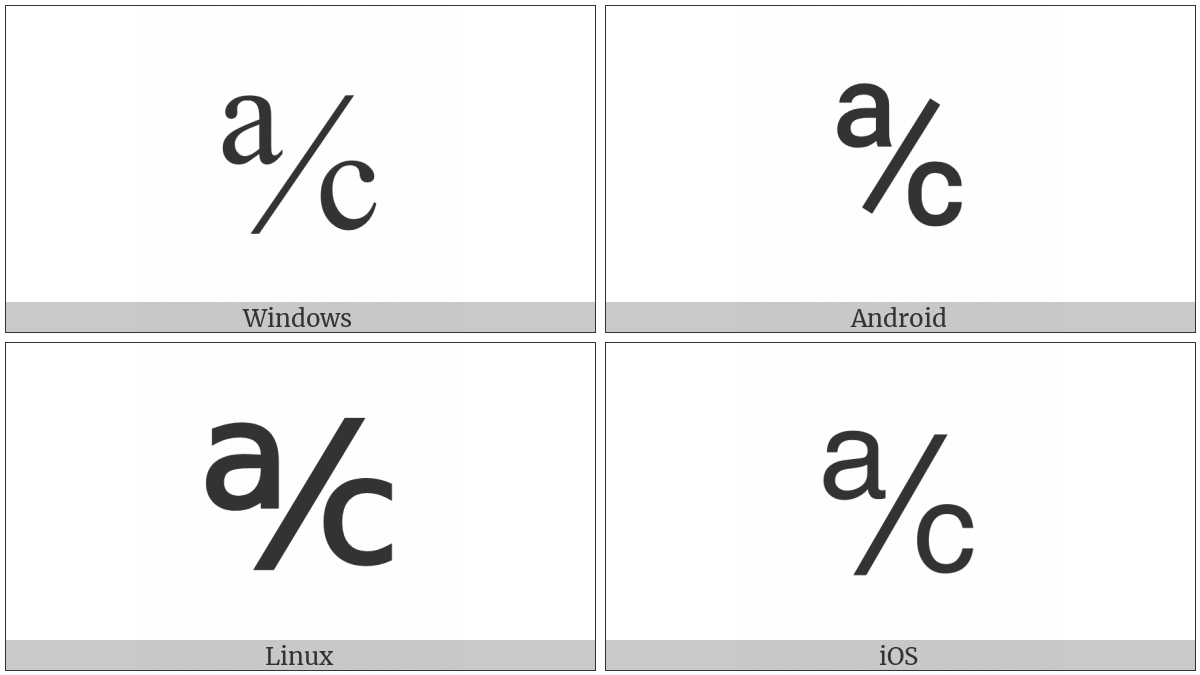 Account Of on various operating systems