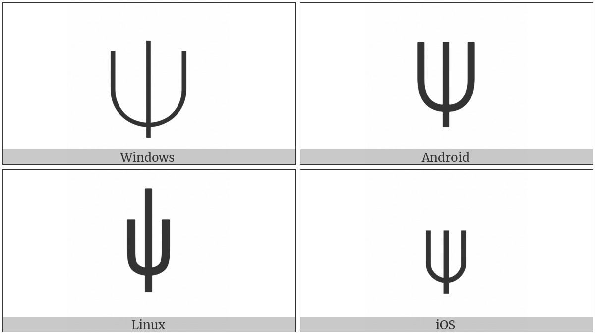 Apl Functional Symbol Down Shoe Stile on various operating systems