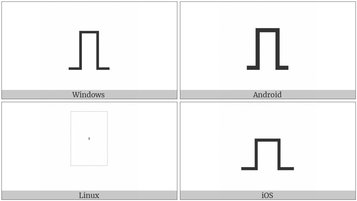 Monostable Symbol on various operating systems