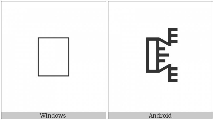 Bamum Letter Phase-C Veux on various operating systems