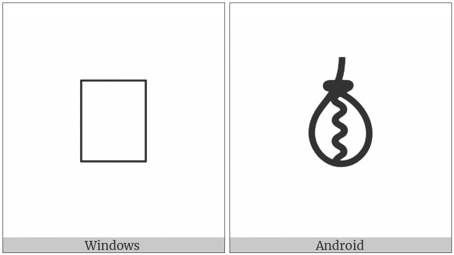 Bamum Letter Phase-C Yuwoq on various operating systems