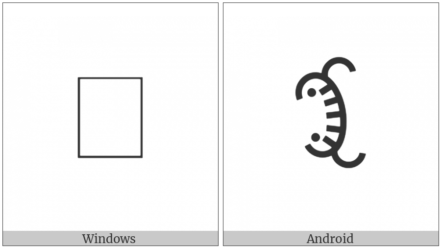 Bamum Letter Phase-D Nggaamae on various operating systems