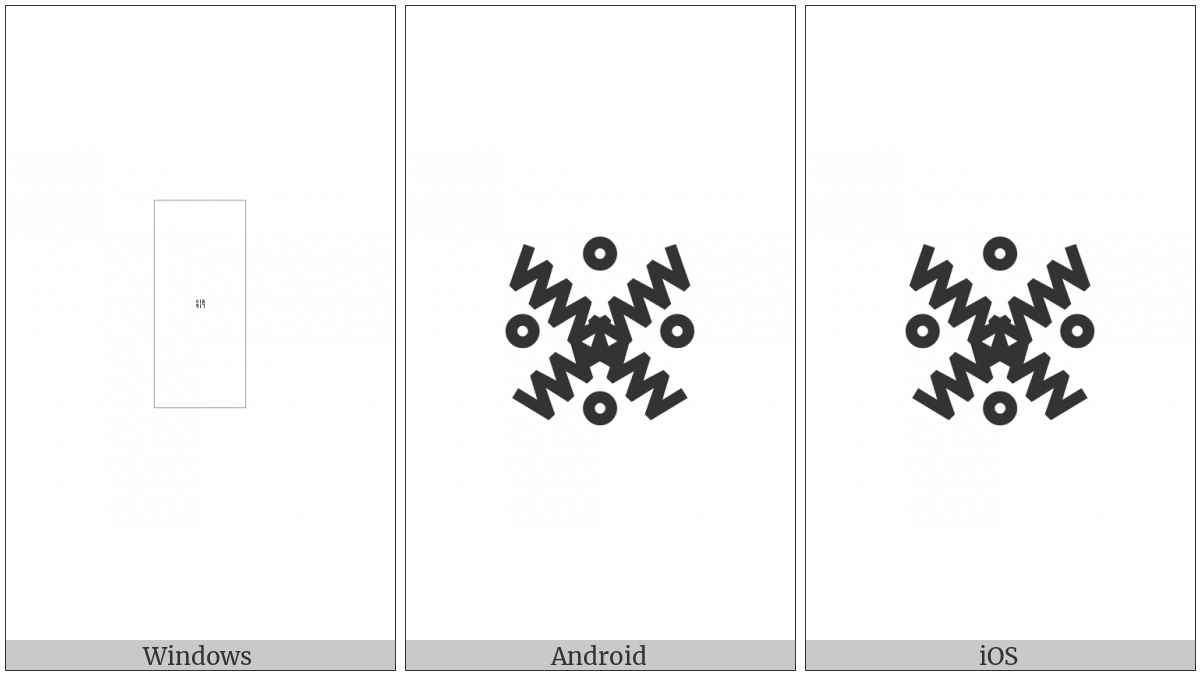 Bamum Letter Phase-D Leuaep on various operating systems