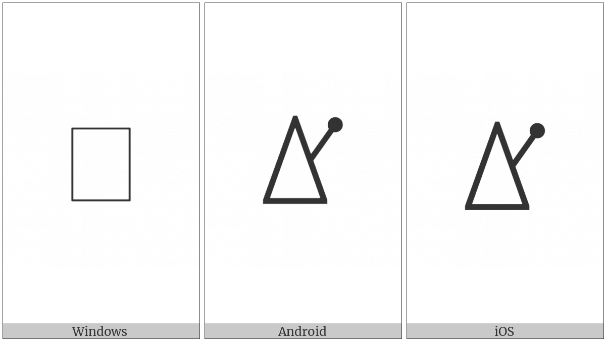 Bamum Letter Phase-D Tuot on various operating systems