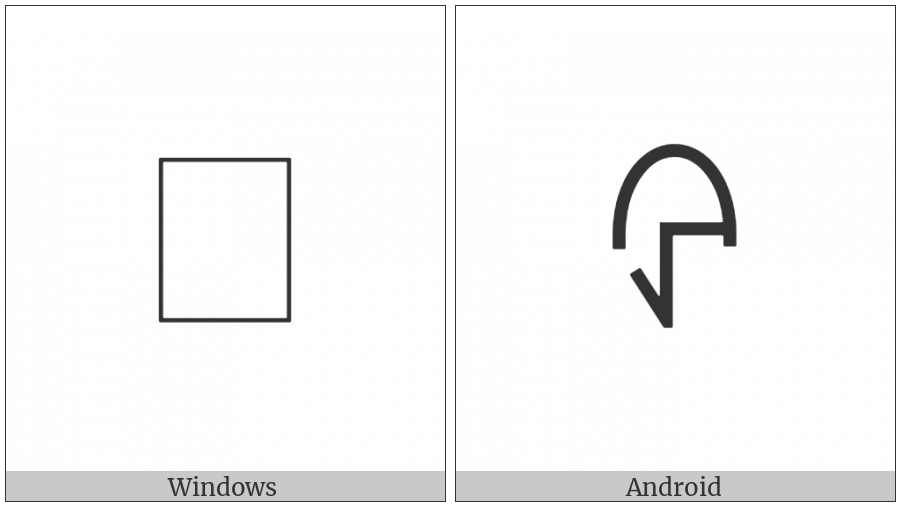 Bamum Letter Phase-D Njueq on various operating systems