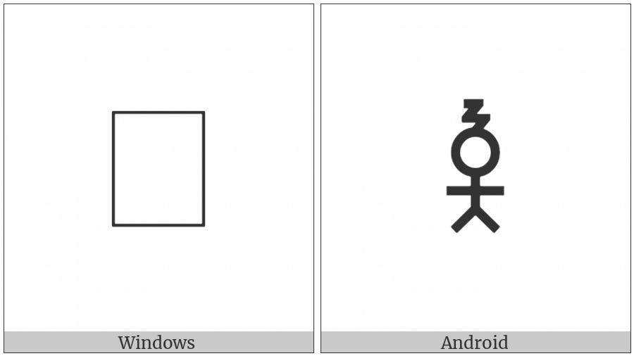 Bamum Letter Phase-E Yiee on various operating systems