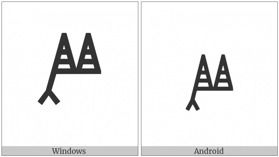 Bamum Letter Phase-E Nae on various operating systems