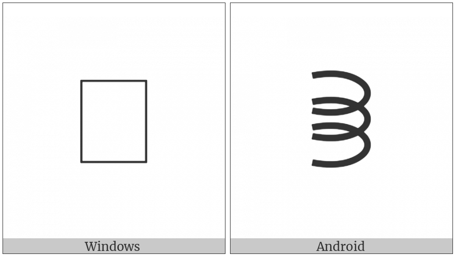 Bamum Letter Phase-E Wue on various operating systems