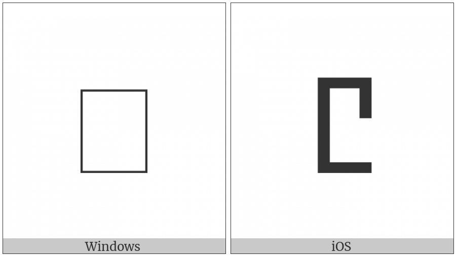 Miao Letter Yi Dzha on various operating systems