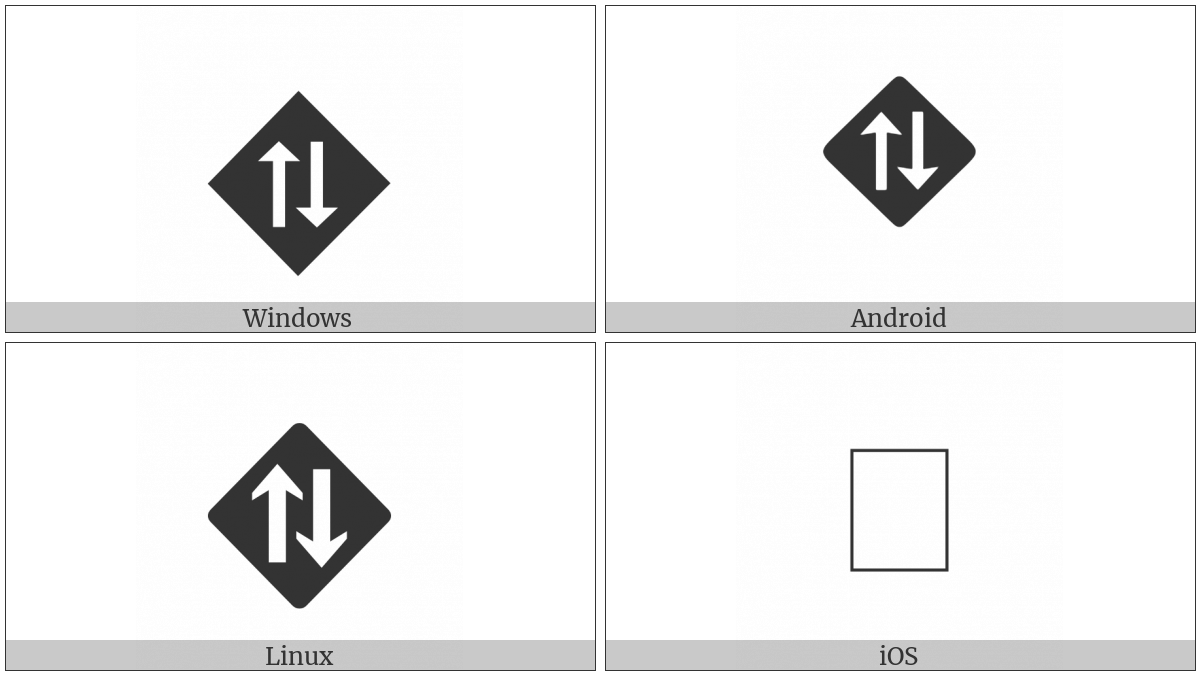 Black Two-Way Left Way Traffic on various operating systems